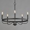 Maxim Lighting Frankie 5-Light Chandelier, Black 14495BK - alternate 2